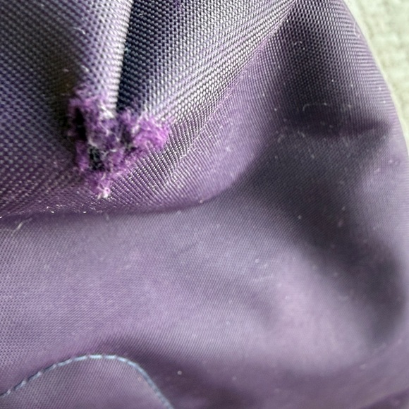 Longchamp Small Purple Tote with Zip Top - Picture 12 of 15